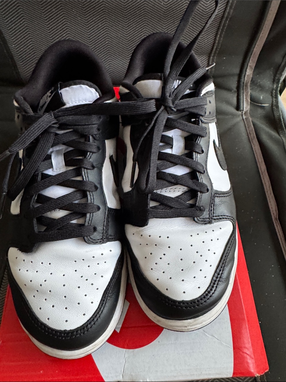 Nike Black and White Low-Top Sneakers